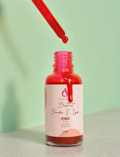 Beetroot Cheeks & Lips Tint - No Stain , Long Lasting and Smudge Proof (30ml)