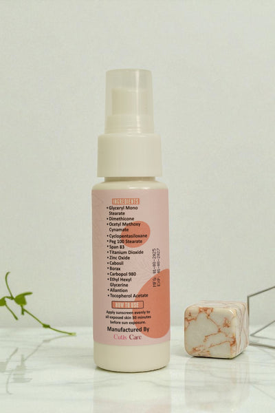 UV Protection Sunscreen SPF 60+++ No Whitecast and Rapidly Absorb (50ml)